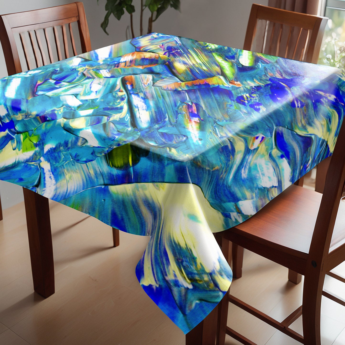 Serene Chaos Square Tablecloth