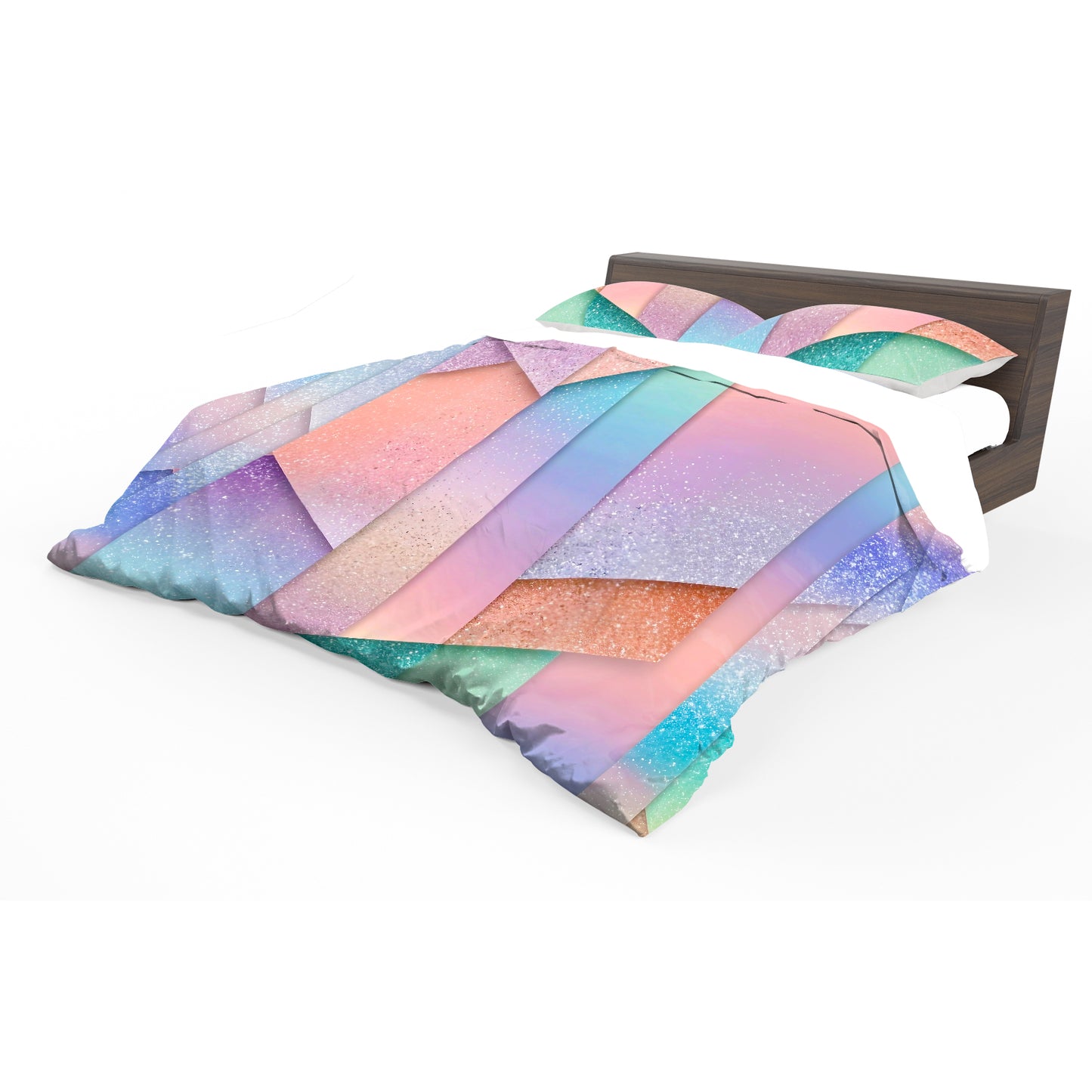 Serene Geometry Duvet Cover Set