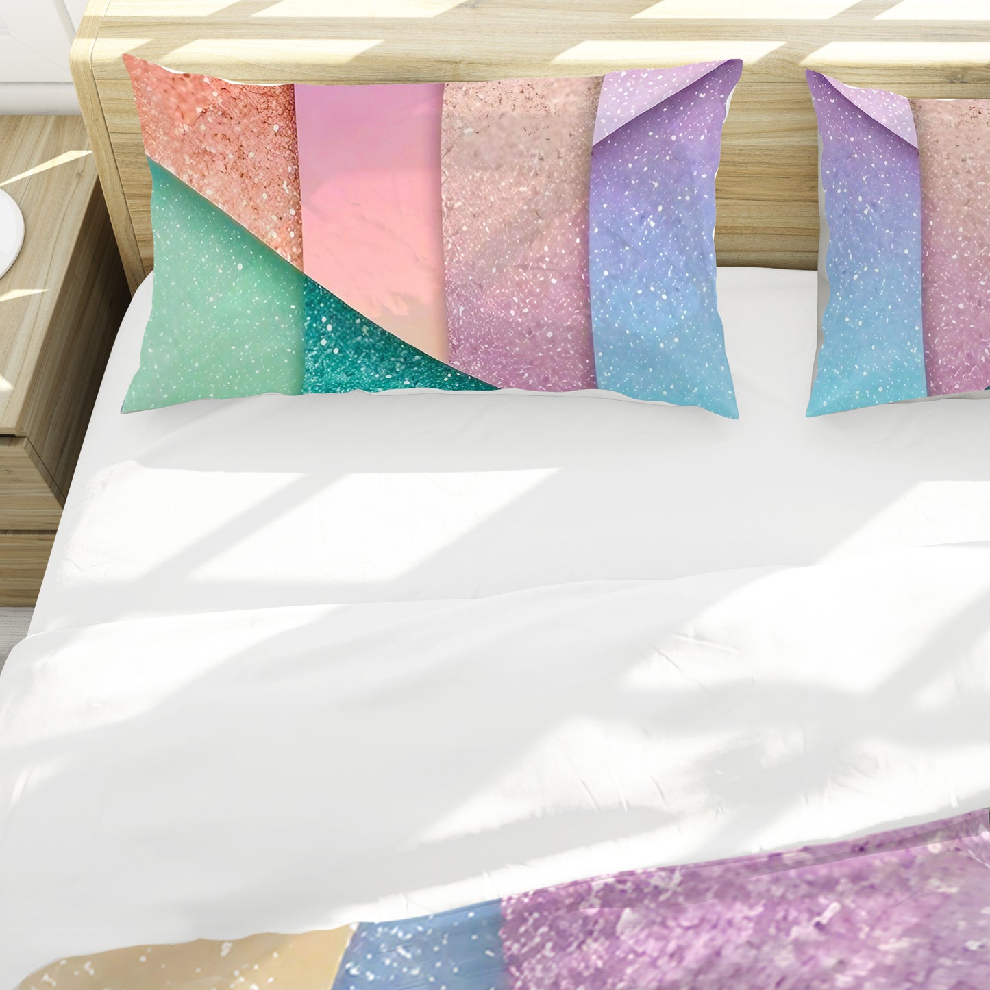 Serene Geometry Duvet Cover Set