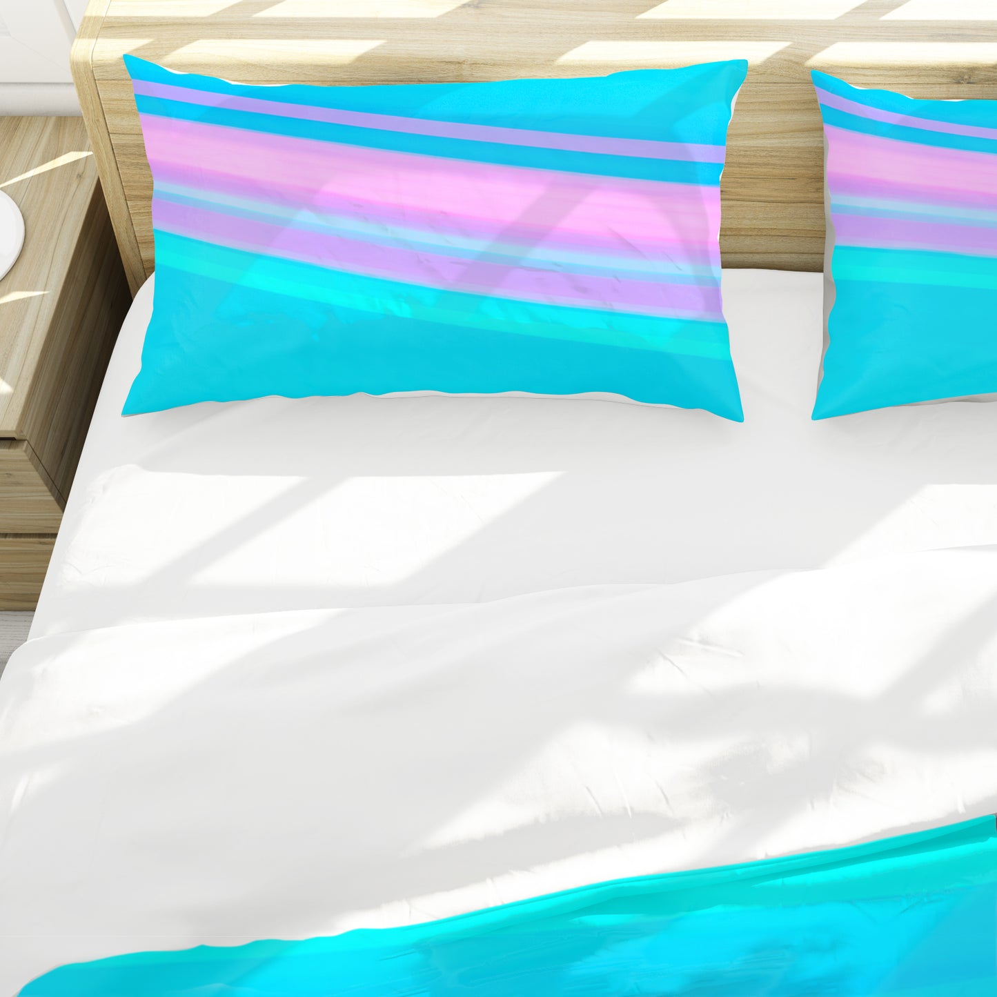 Serene Streaks Duvet Cover Set