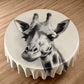 Serengeti Grace Round Tablecloth by Wikus Schalkwyk