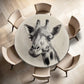 Serengeti Grace Round Tablecloth by Wikus Schalkwyk
