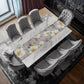 Shaded Purple White Flower Table Runner By Mark Van Vuuren