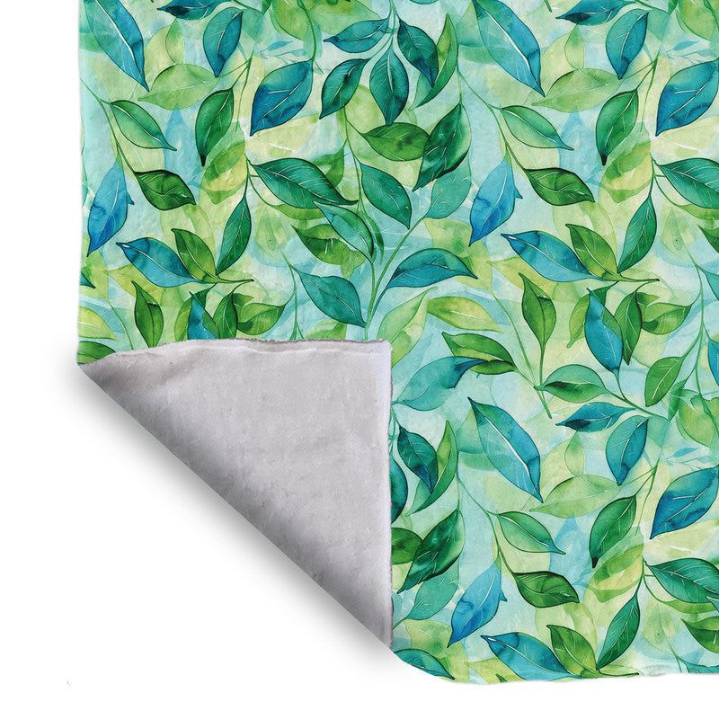 Shades Of Green Light Weight Fleece Blanket