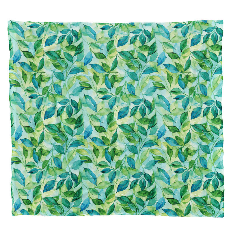 Shades Of Green Light Weight Fleece Blanket