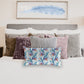 Shades of Teal Oblong Luxury Scatter