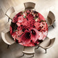 Shades of Peach Round Tablecloth
