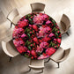Shades of Pink Peonies Round Tablecloth