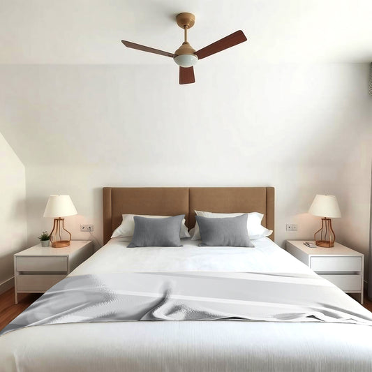 Shades of White Light Bed Throw