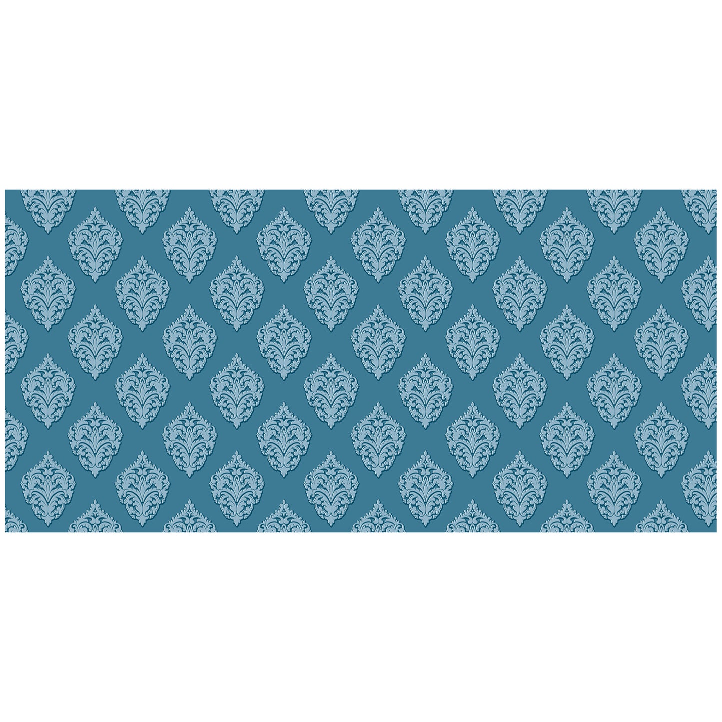 Shades of Green Classic Pattern 3m Rectangle Tablecloth