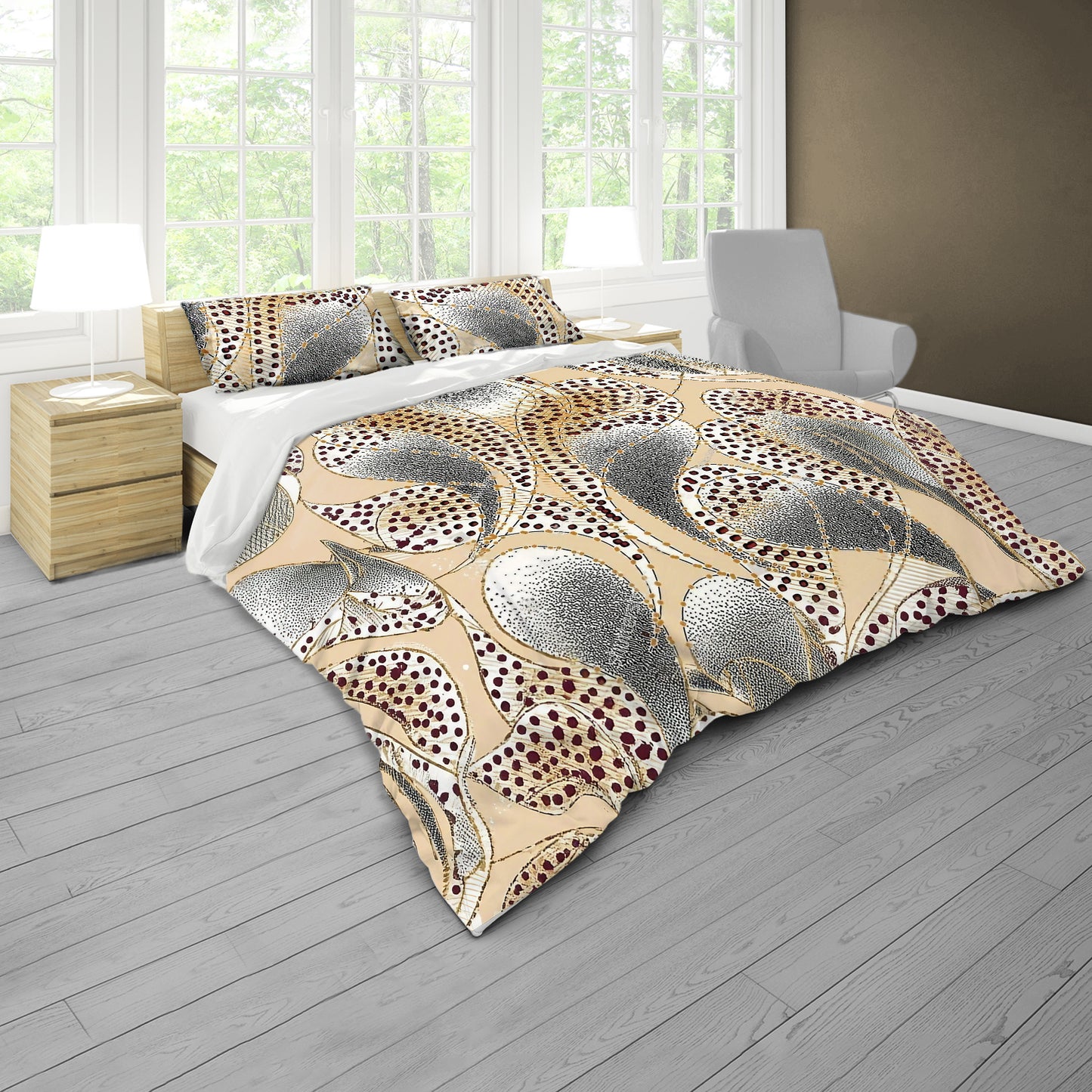 Shades of Ivory Duvet Cover Set