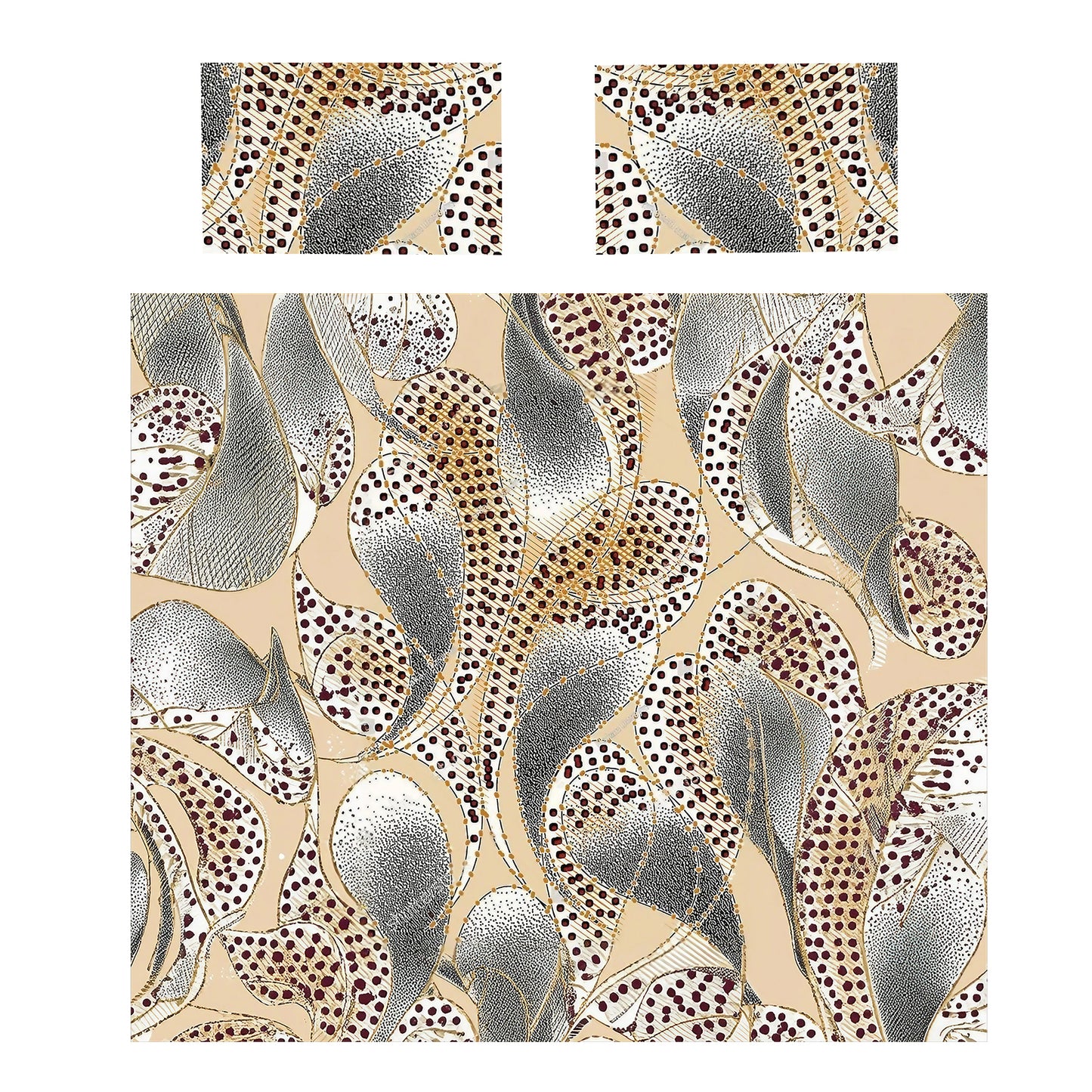 Shades of Ivory Duvet Cover Set