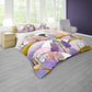 Shades of Purple Forest Duvet Cover Set