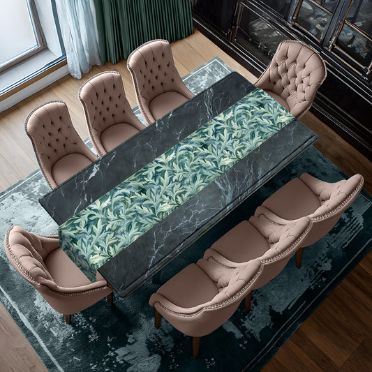 Shades of Teal Table Runner