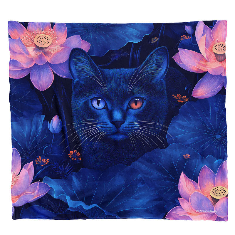 Shadow Bloom Light Weight Fleece Blanket by Wikus Schalkwyk