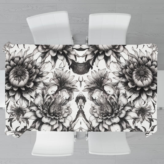 Shadow Bloom Flowers By Nathan Pieterse Rectangle Tablecloth