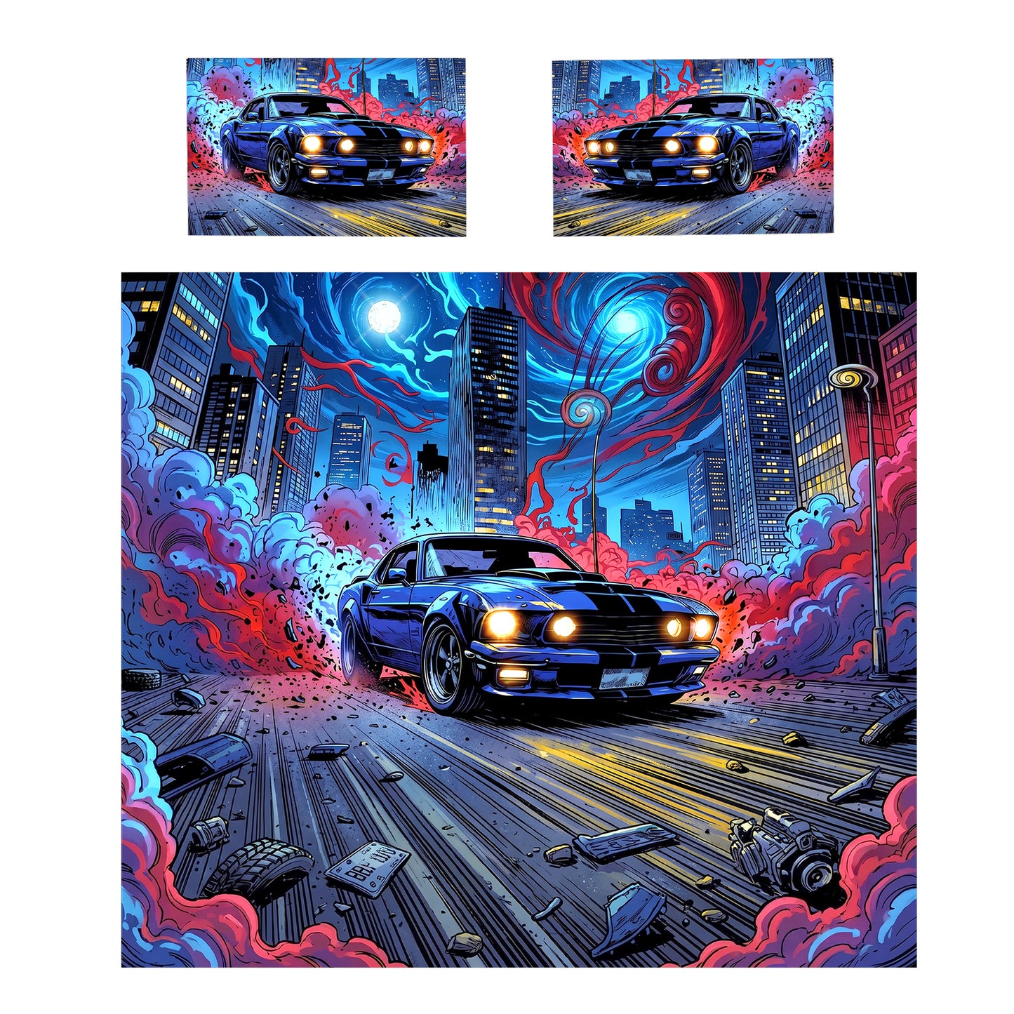 Shadow Racer Duvet Cover Set