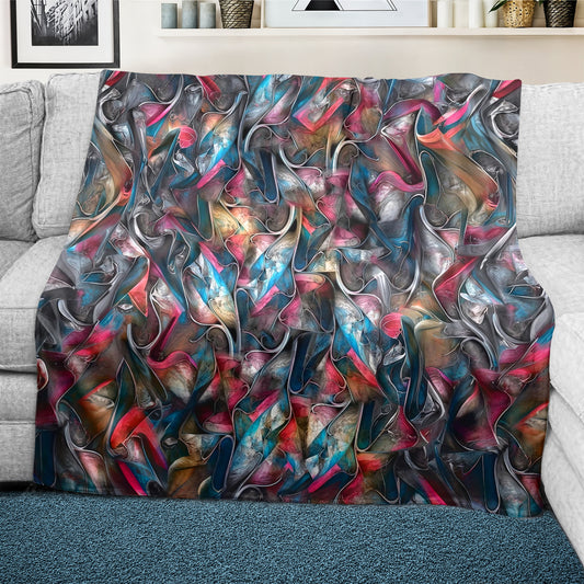 Shadows in Another World Light Weight Fleece Blanket