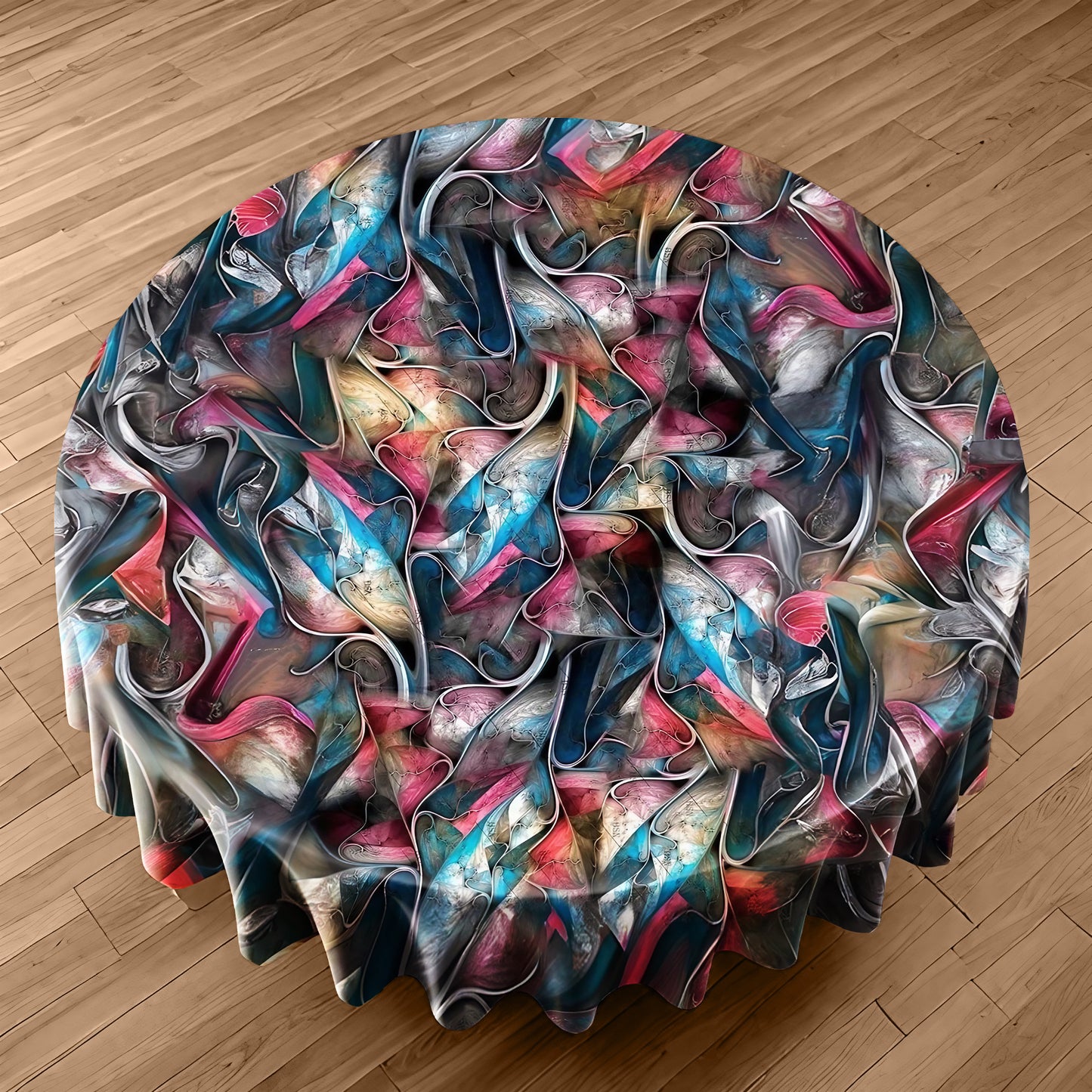 Shadows in Another World Round Tablecloth