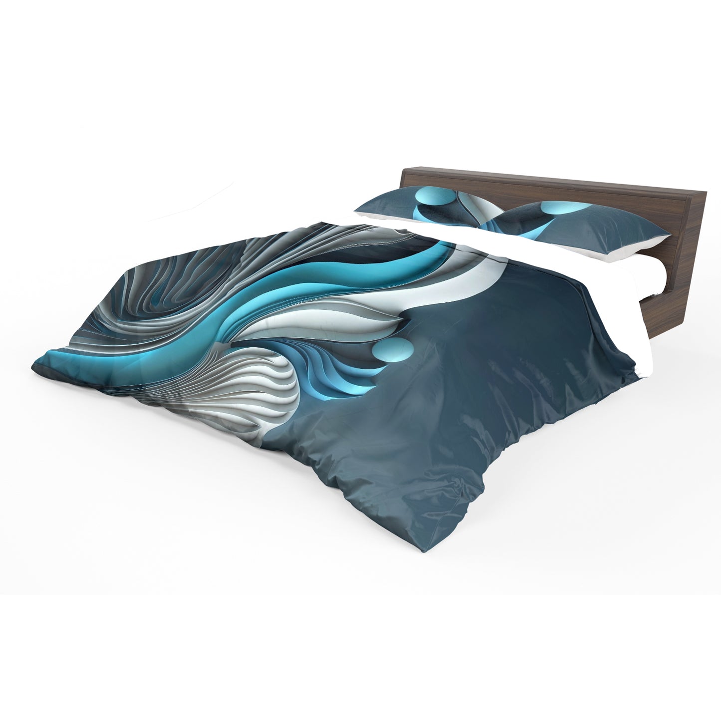 Shapes of Morphing Waves Duvet Cover Set