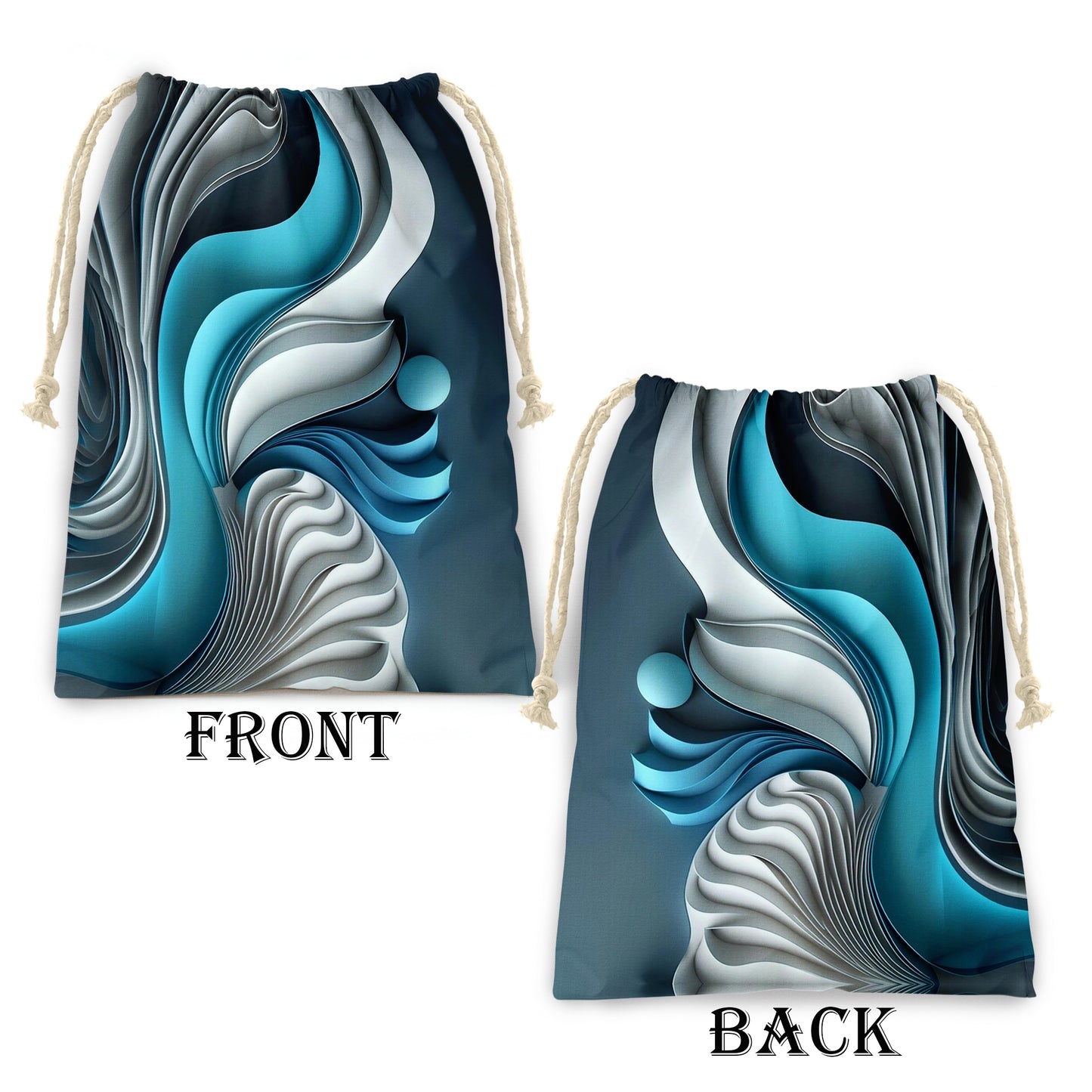 Shapes of Morphing Waves  Gift Bag (Set of 2)