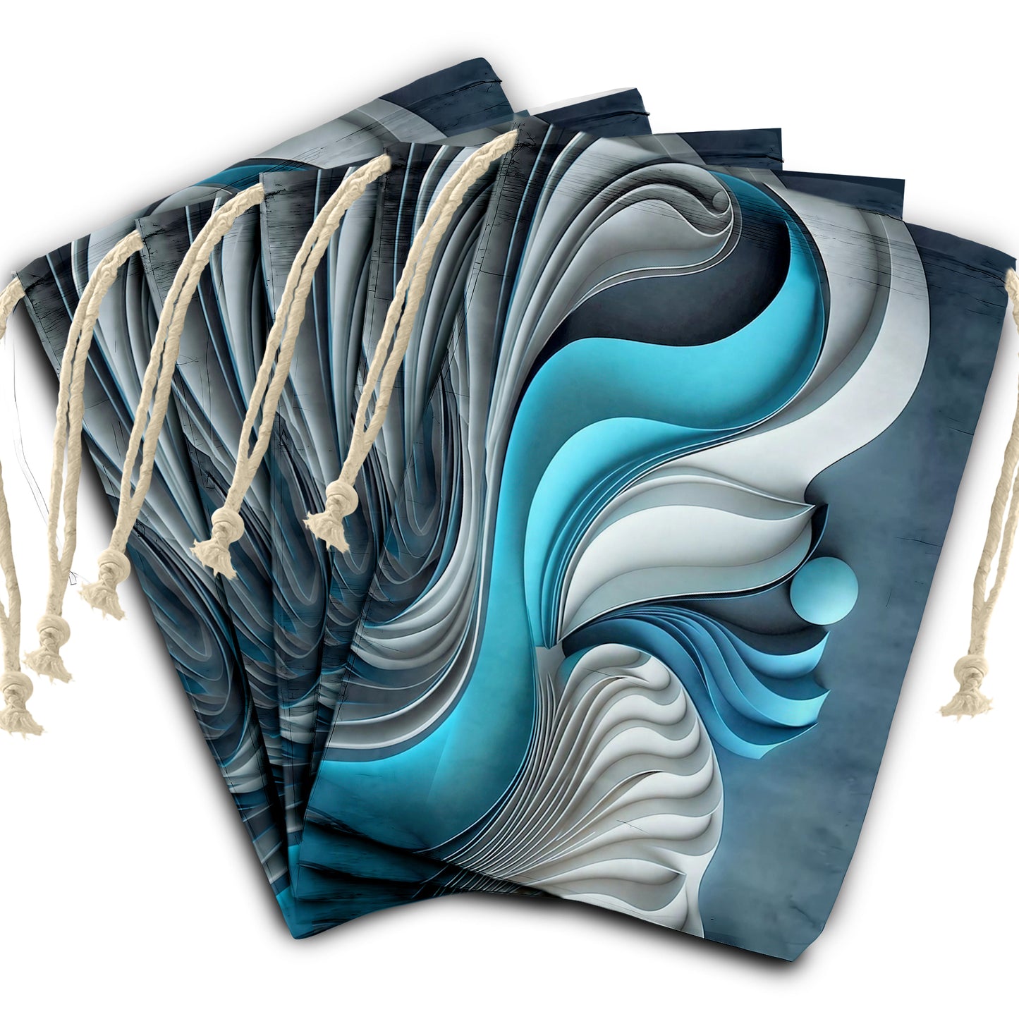 Shapes of Morphing Waves  Gift Bag (Set of 2)