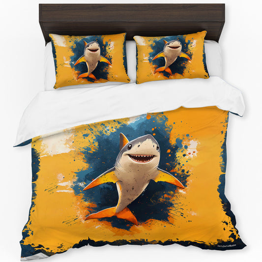 Shark Duvet Cover Set by Wikus Schalkwyk