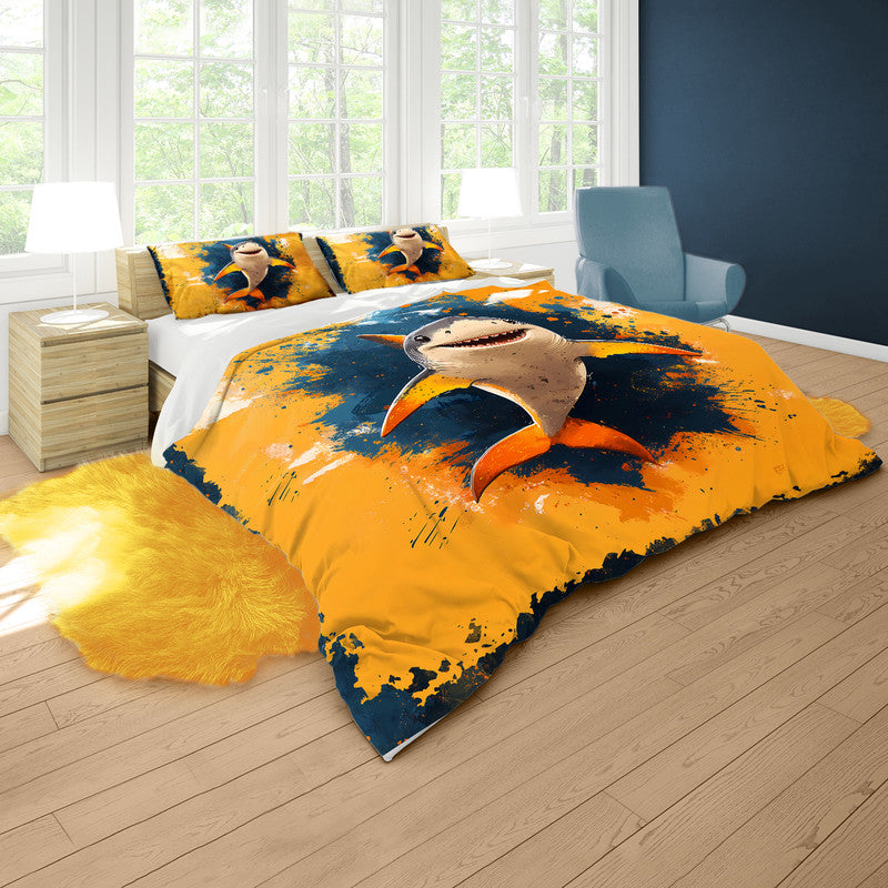 Shark Duvet Cover Set by Wikus Schalkwyk