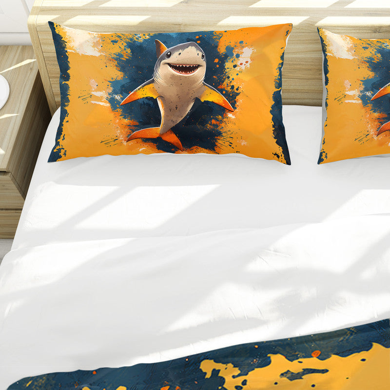Shark Duvet Cover Set by Wikus Schalkwyk