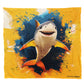 Shark Light Weight Fleece Blanket by Wikus Schalkwyk