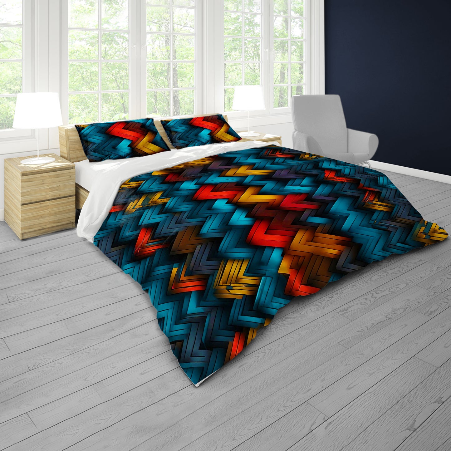 Shattered Dawn Duvet Cover Set