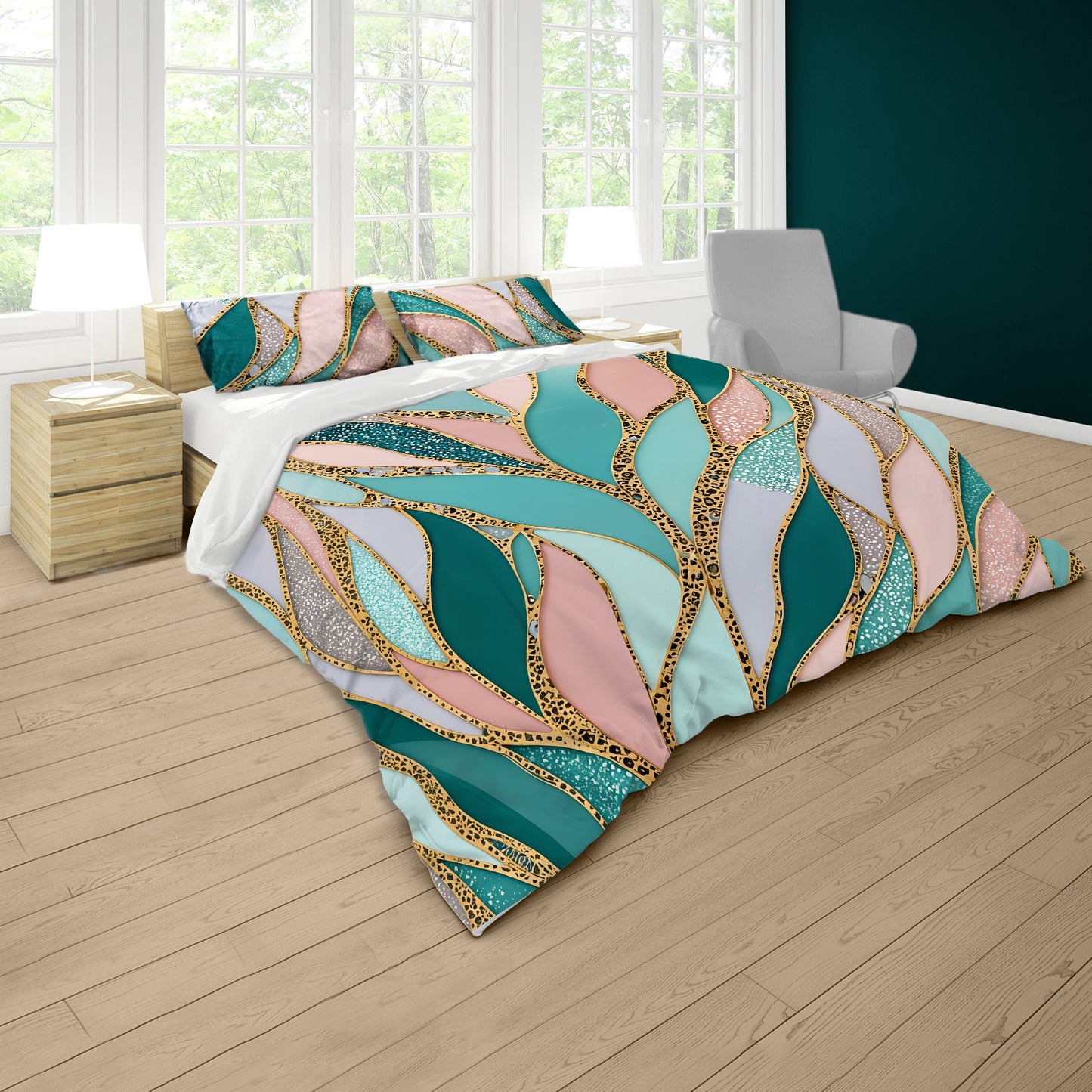 Shifting Currents Duvet Cover Set
