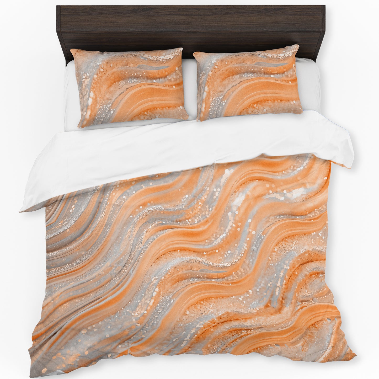 Shimmering  Flow Duvet Cover Set