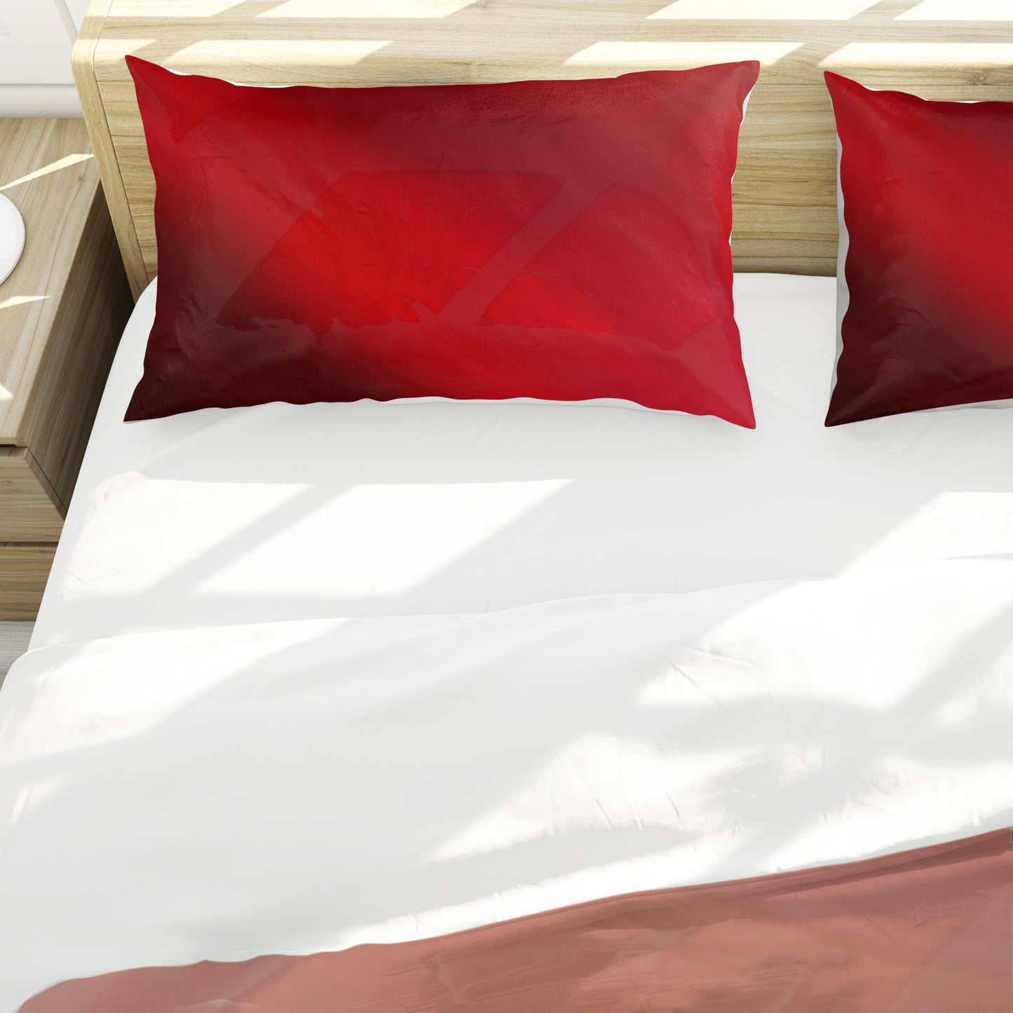 Shimmering Red Duvet Cover Set