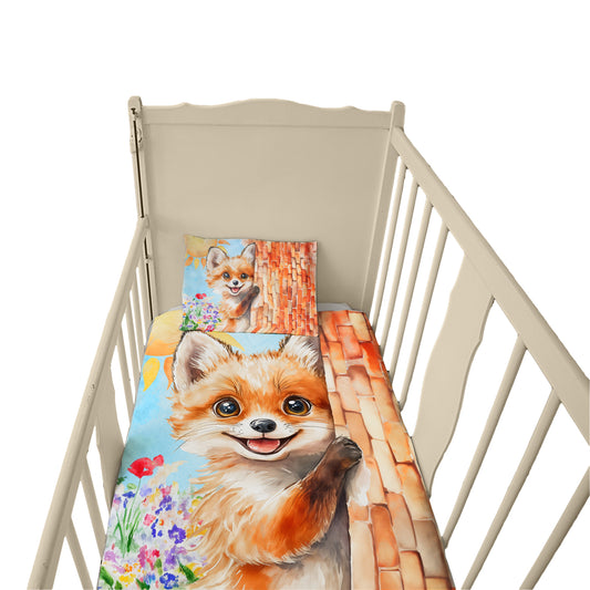 Shy Little Fox Cot Set