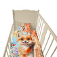 Shy Little Fox Cot Set