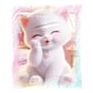 Shy Kitten Baby Fleece Blanket