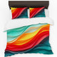 Silk Currents Duvet Cover Set
