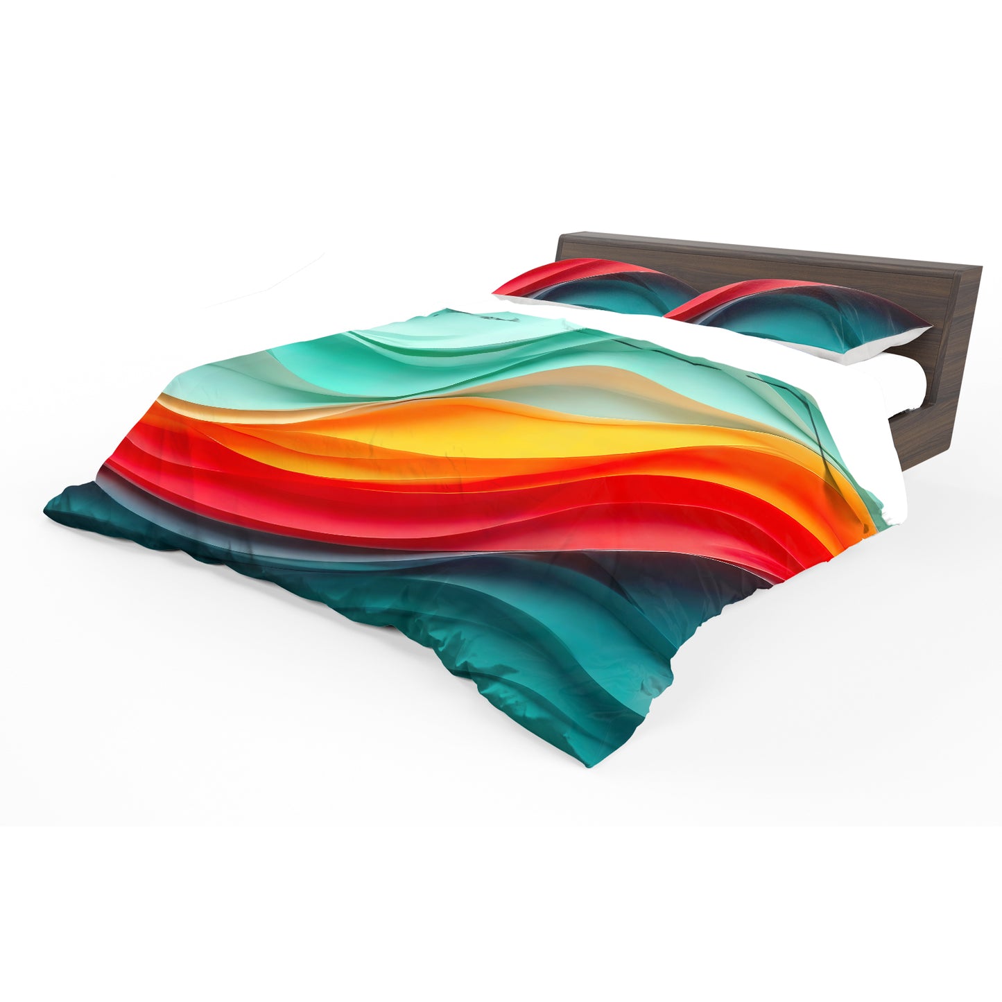 Silk Currents Duvet Cover Set
