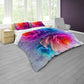 Silk Floral Duvet Cover Set