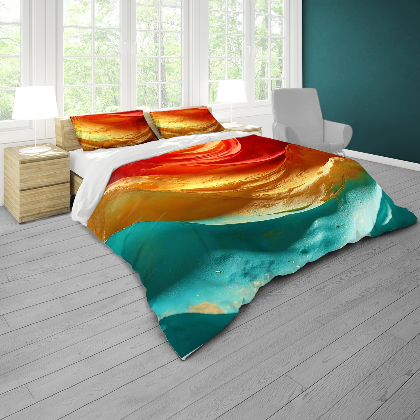 Silken Breeze Duvet Cover Set