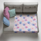 Silky Harlequins Light Weight Fleece Blanket