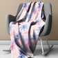Silky Harlequins Light Weight Fleece Blanket