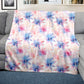 Silky Harlequins Light Weight Fleece Blanket