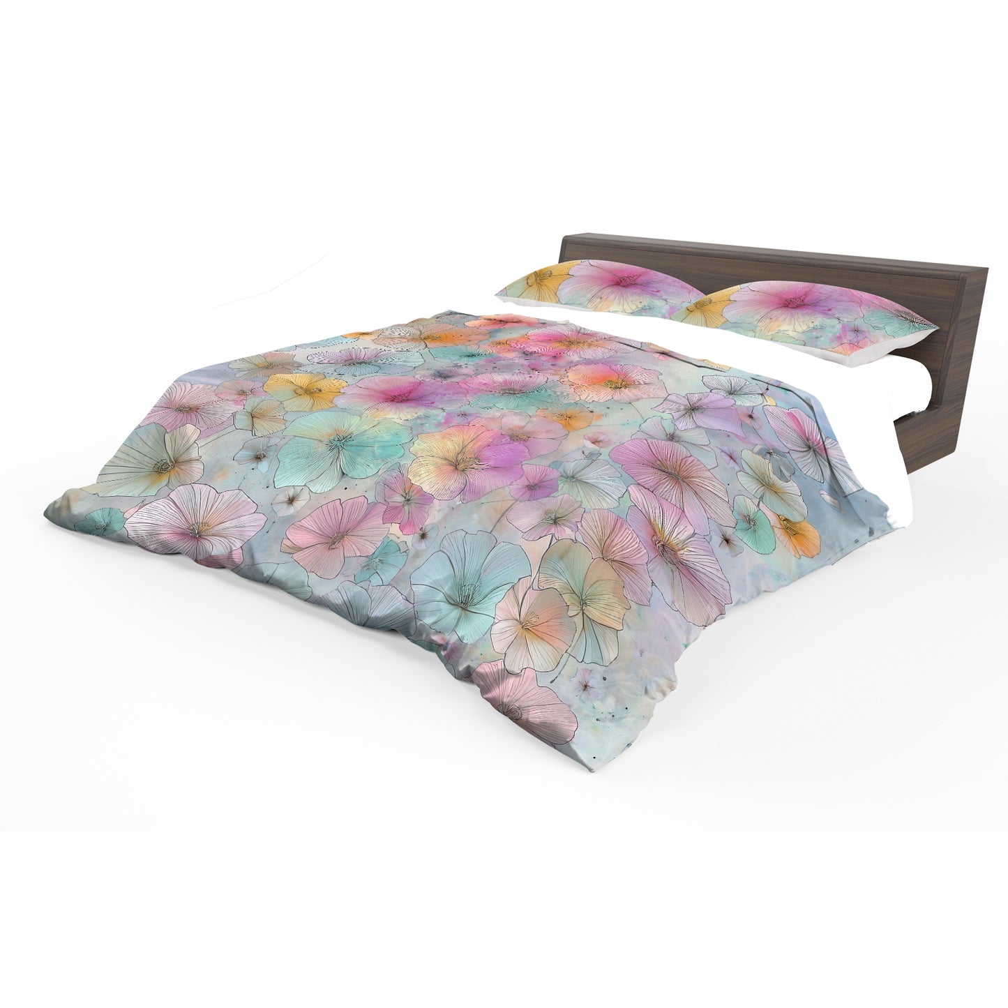 Silky Petals Duvet Cover Set