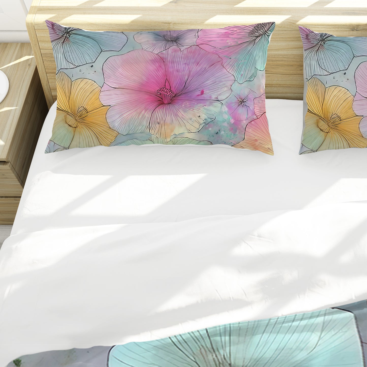 Silky Petals Duvet Cover Set