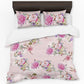 Silky Pink Rose Duvet Cover Set