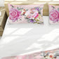 Silky Pink Rose Duvet Cover Set