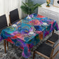 Silky Purple and Pink Rectangle Tablecloth