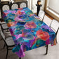 Silky Purple and Pink Rectangle Tablecloth
